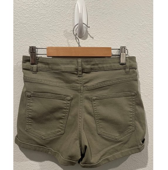 H&M Olive Green Mini Shorts - Picture 3 of 3